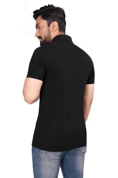 Buy Lacosta Polo Tshirt for Men Black online