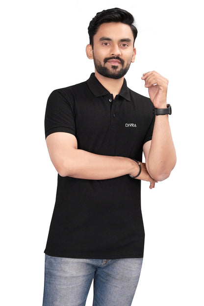 Buy Lacosta Polo Tshirt for Men Black online