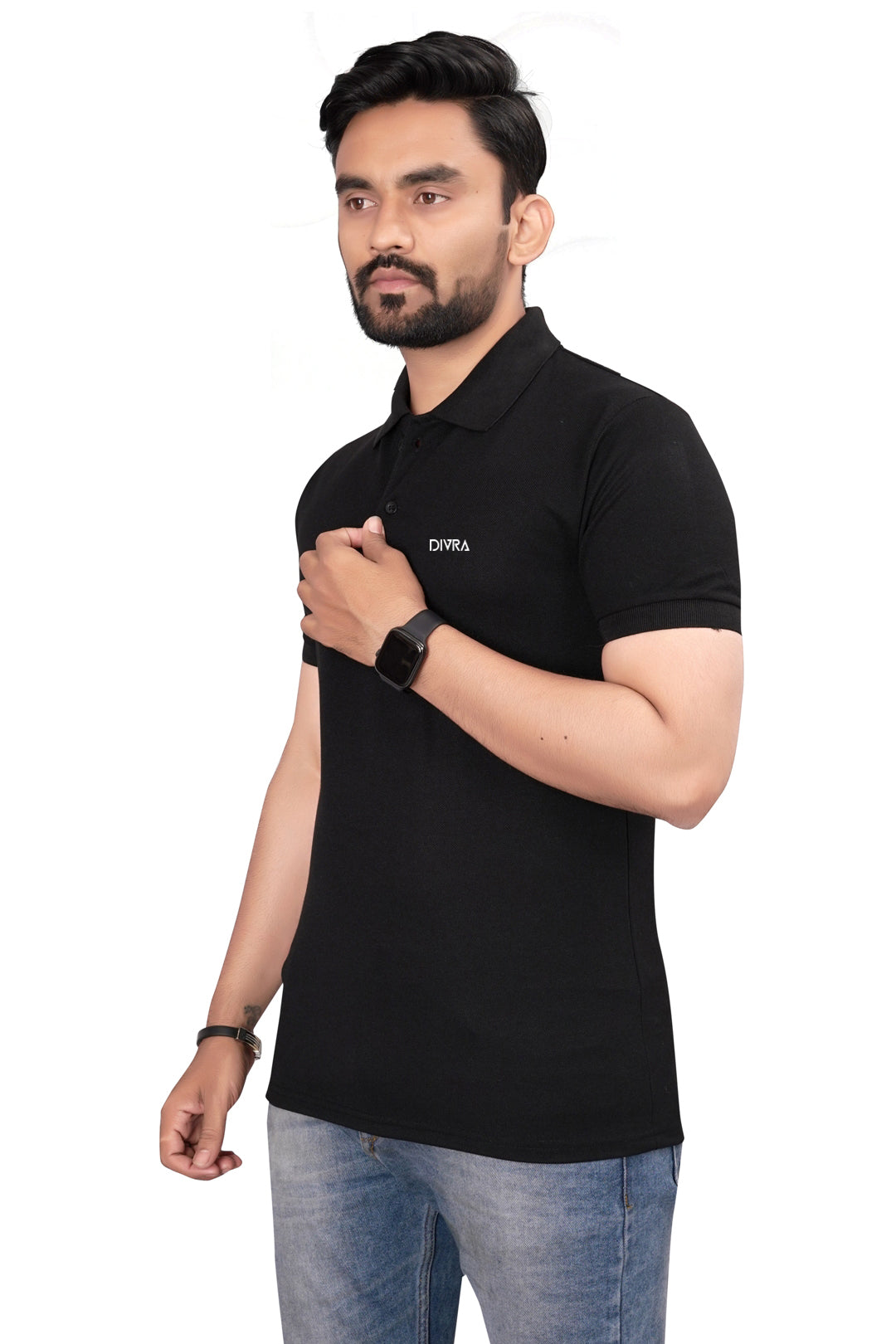 Buy Lacosta Polo Tshirt for Men Black online