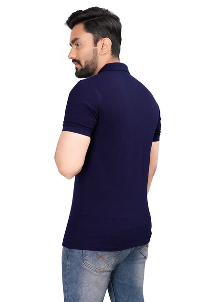 Buy Lacosta Polo Tshirt for Men Navy Blue online