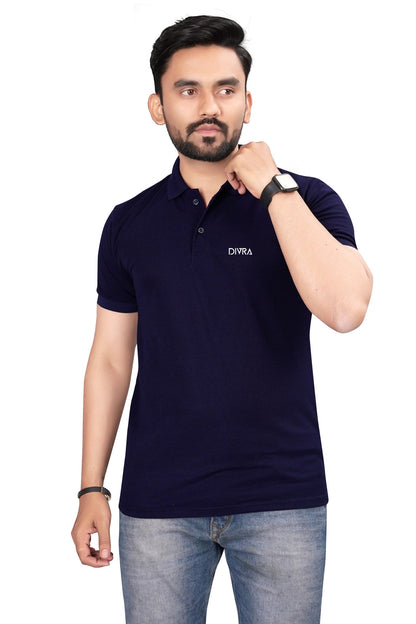 Buy Lacosta Polo Tshirt for Men Navy Blue online