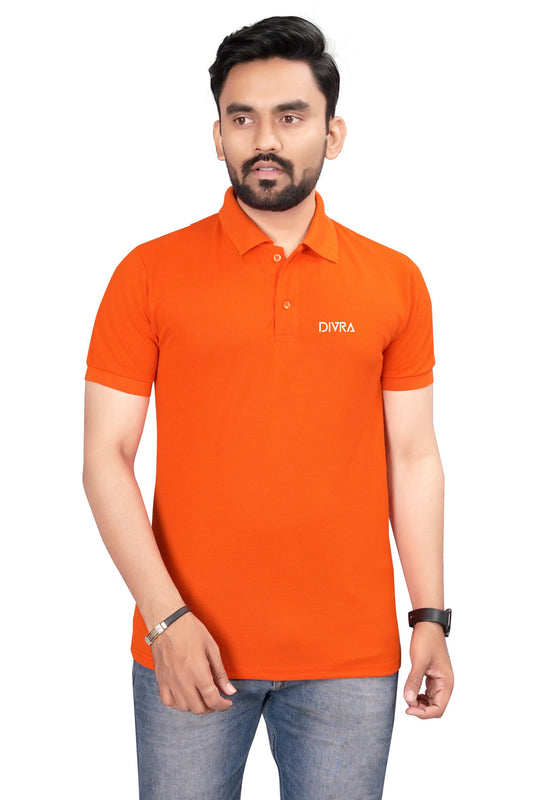 Buy Lacosta Polo Tshirt for Men Orange online