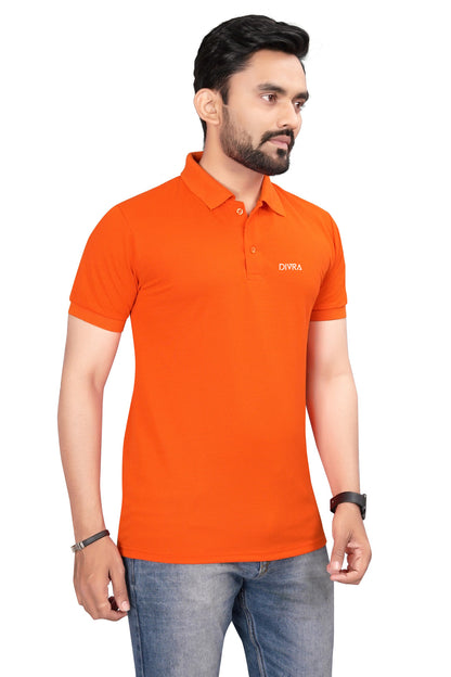 Buy Lacosta Polo Tshirt for Men Orange online