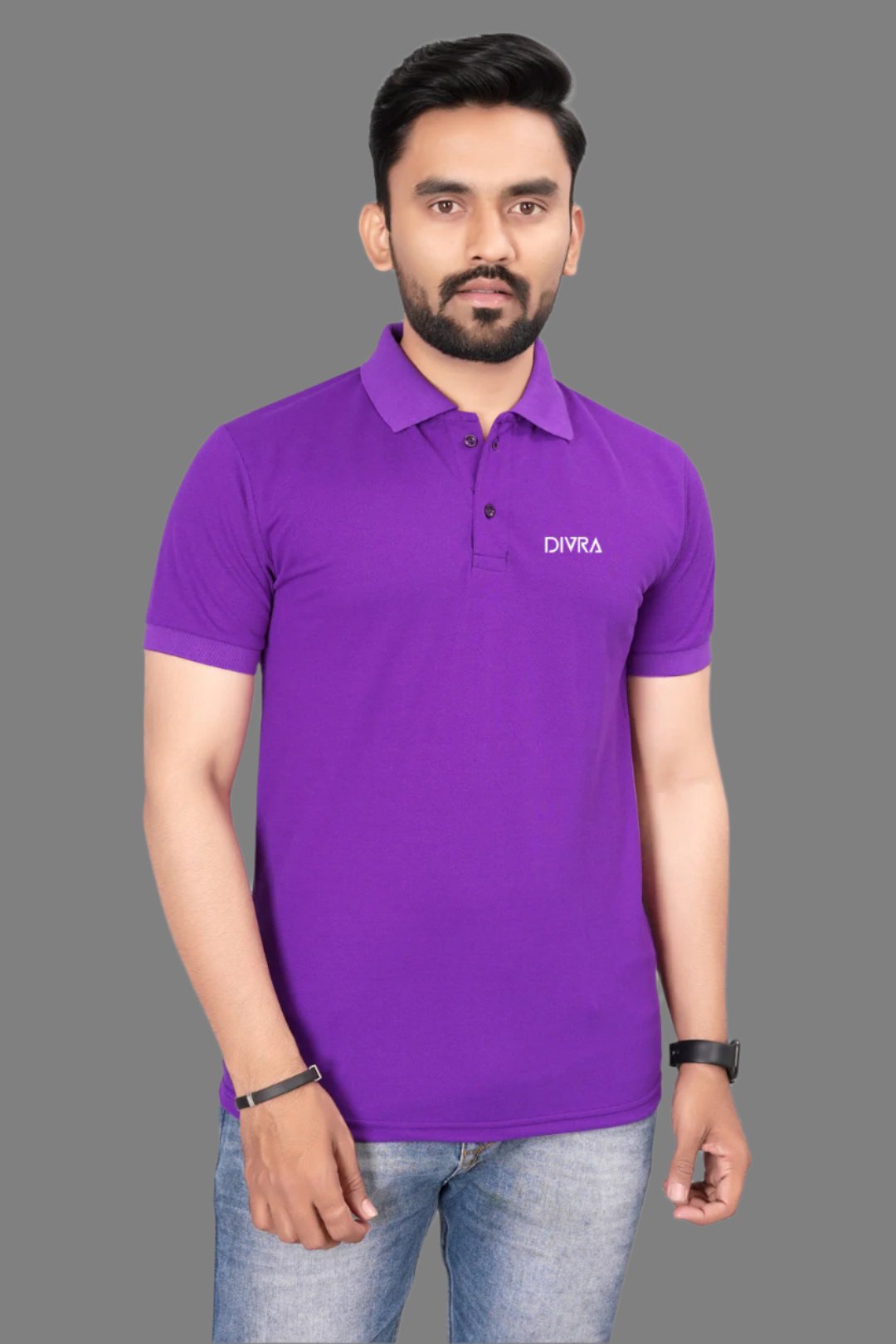 Buy Lacosta Polo Tshirt for Men Purple online