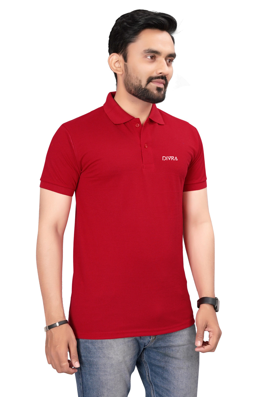 Buy Lacosta Polo Tshirt for Men Red online