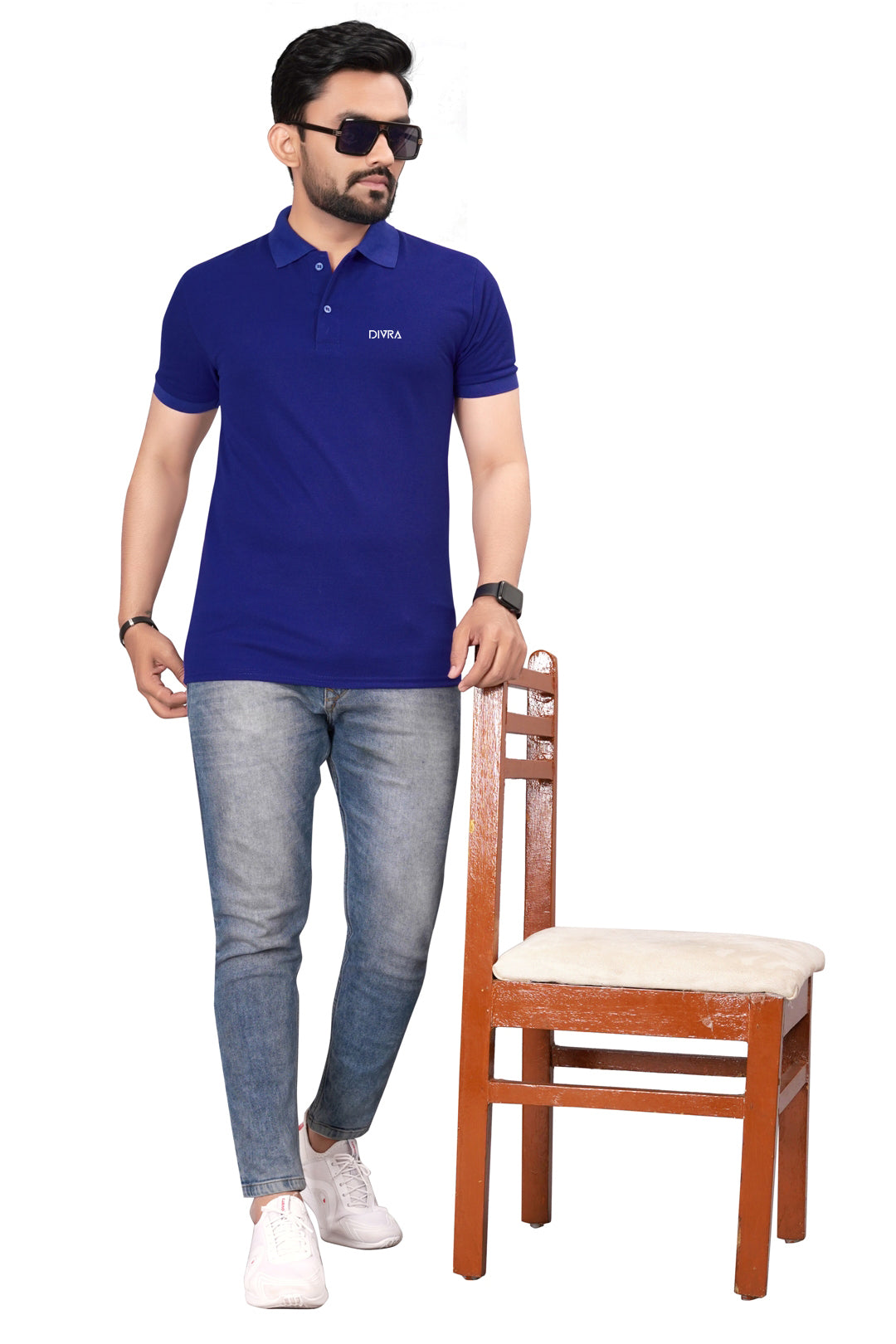 Buy Lacosta Polo Tshirt for Men Royal Blue online