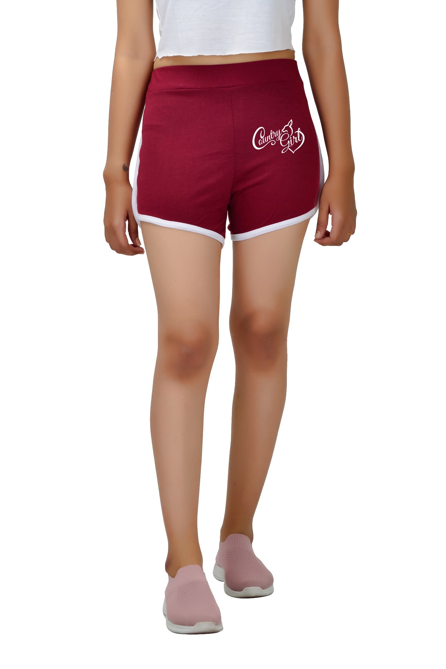 Womens or Girls Cotton Country Girl Shorts