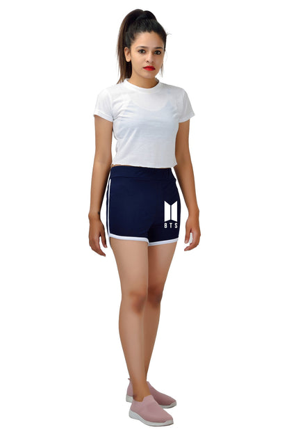 Womens or Girls Cotton BTS Short