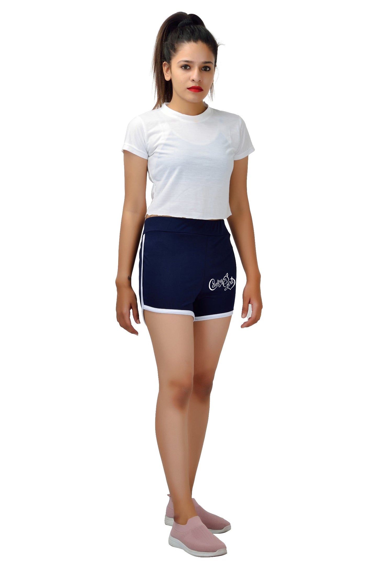 Womens or Girls Cotton Country Girl Shorts