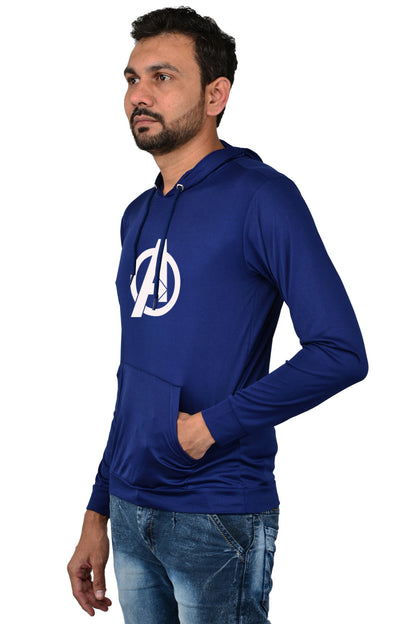 Avenger Licra Men's Stylish Hoodie For Summer