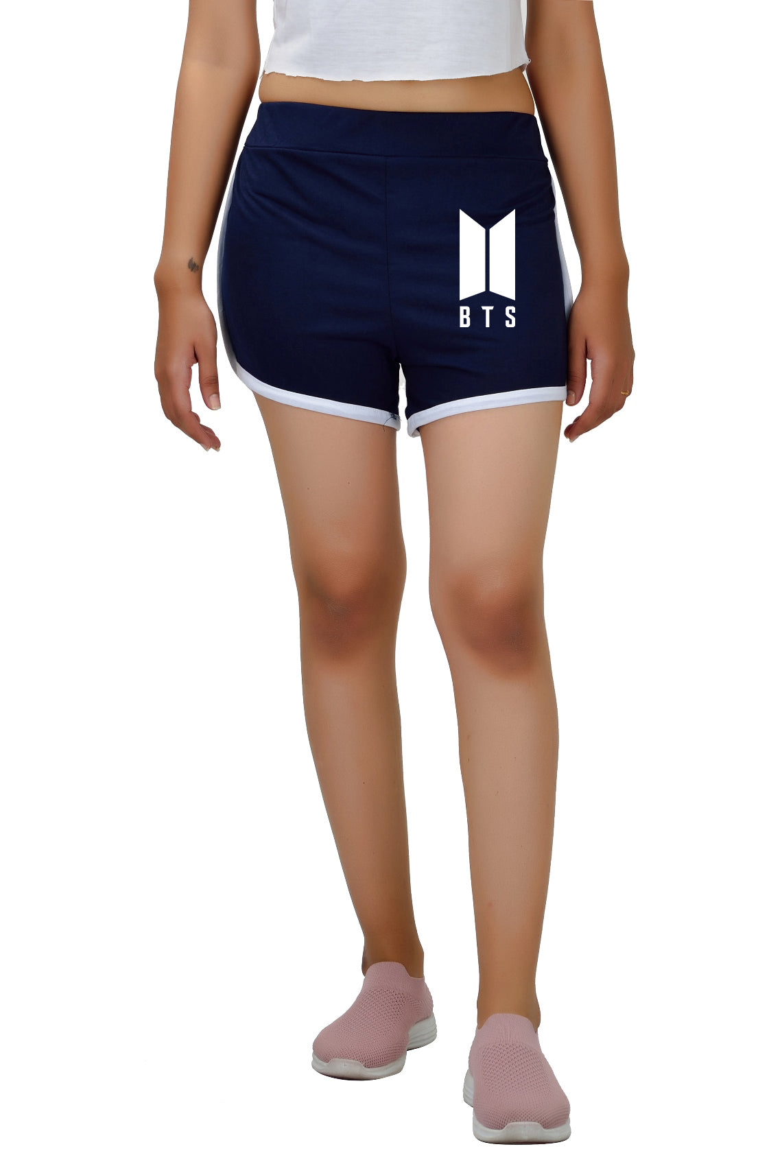 Womens or Girls Cotton BTS Short