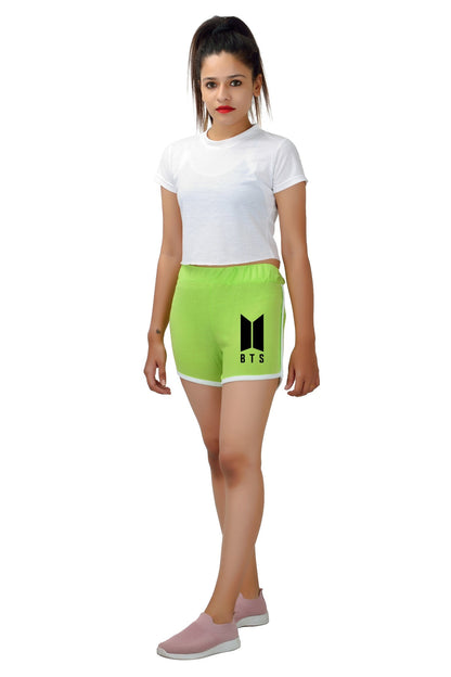 Womens or Girls Cotton BTS Short