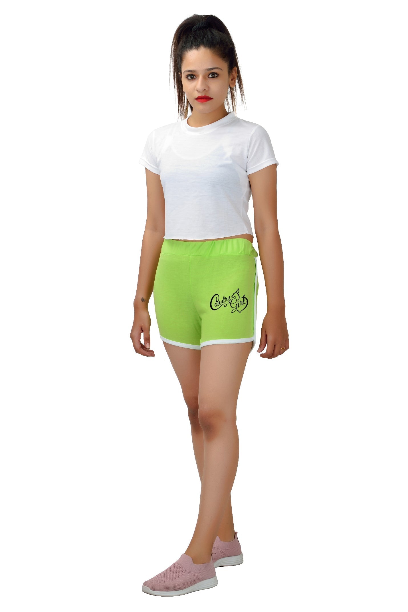 Womens or Girls Cotton Country Girl Shorts