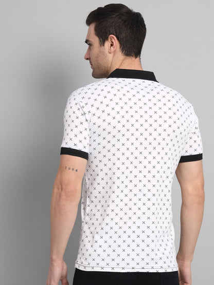 Buy Polo knit Printed collar Tshit for Men online