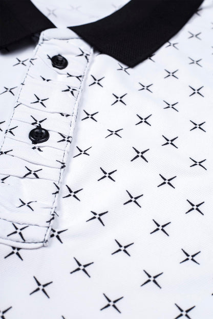 Buy Polo knit Printed collar Tshit for Men online