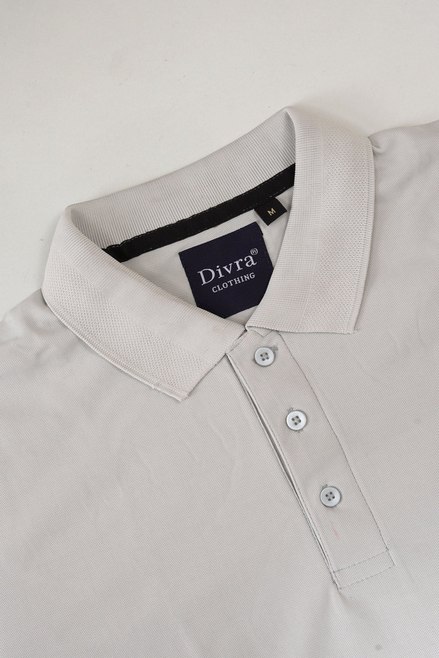 Buy Polo knit collar Tshit for Men  Grey online