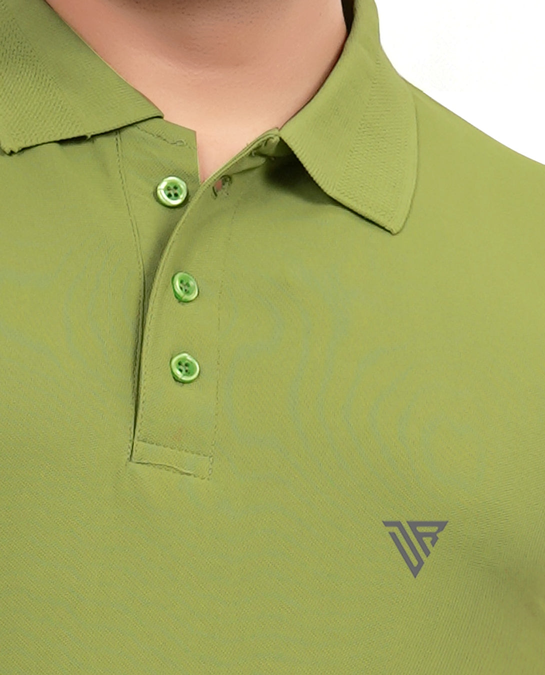 Buy Polo knit collar Tshit for Men  Men Leave Green online