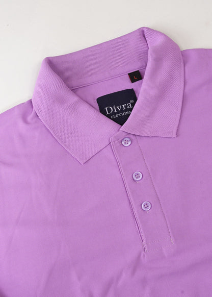 Buy Polo knit collar Tshit for Men  Men Light Purple online