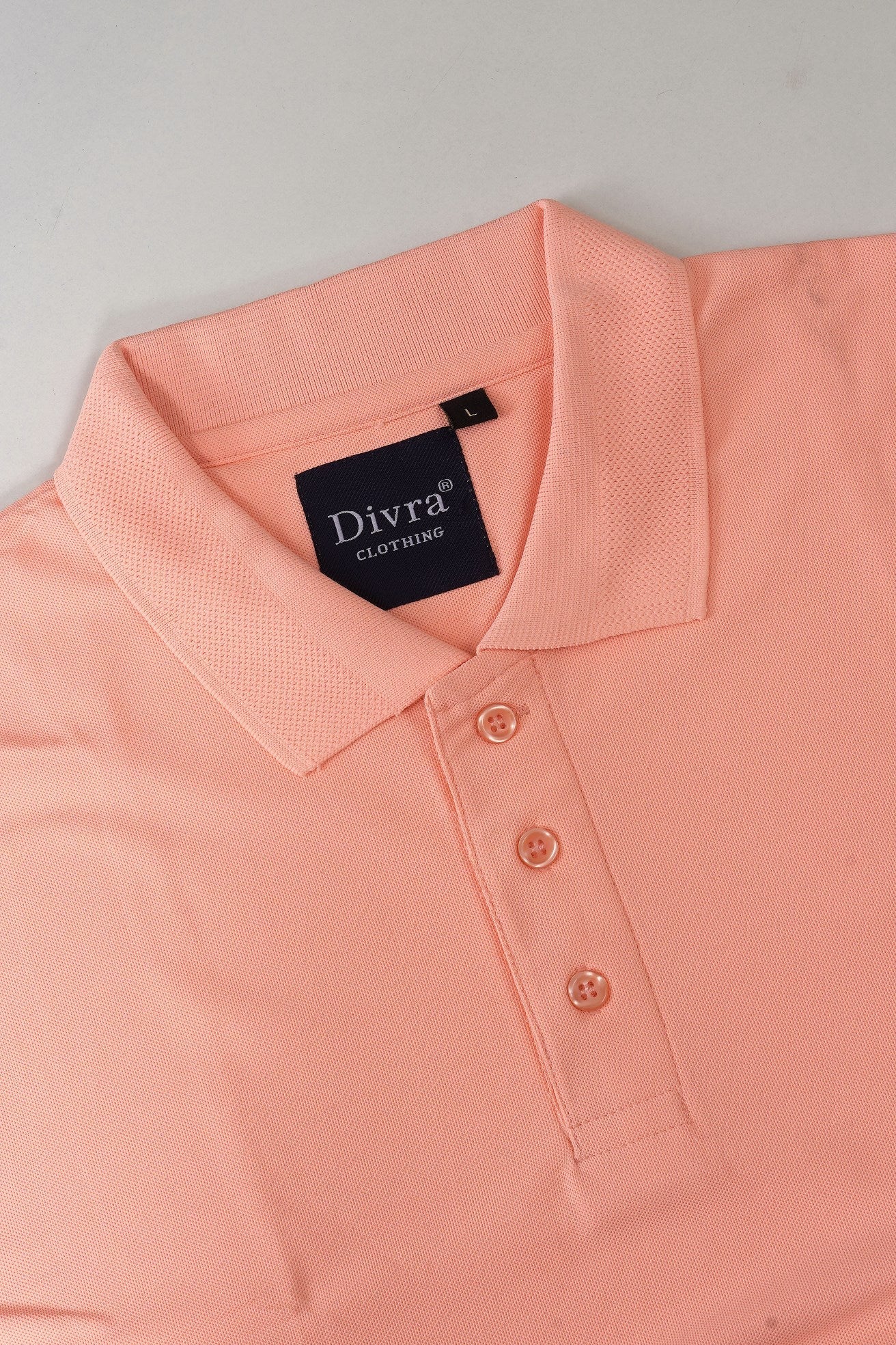 Buy Polo knit collar Tshit for Men  Men Peach online