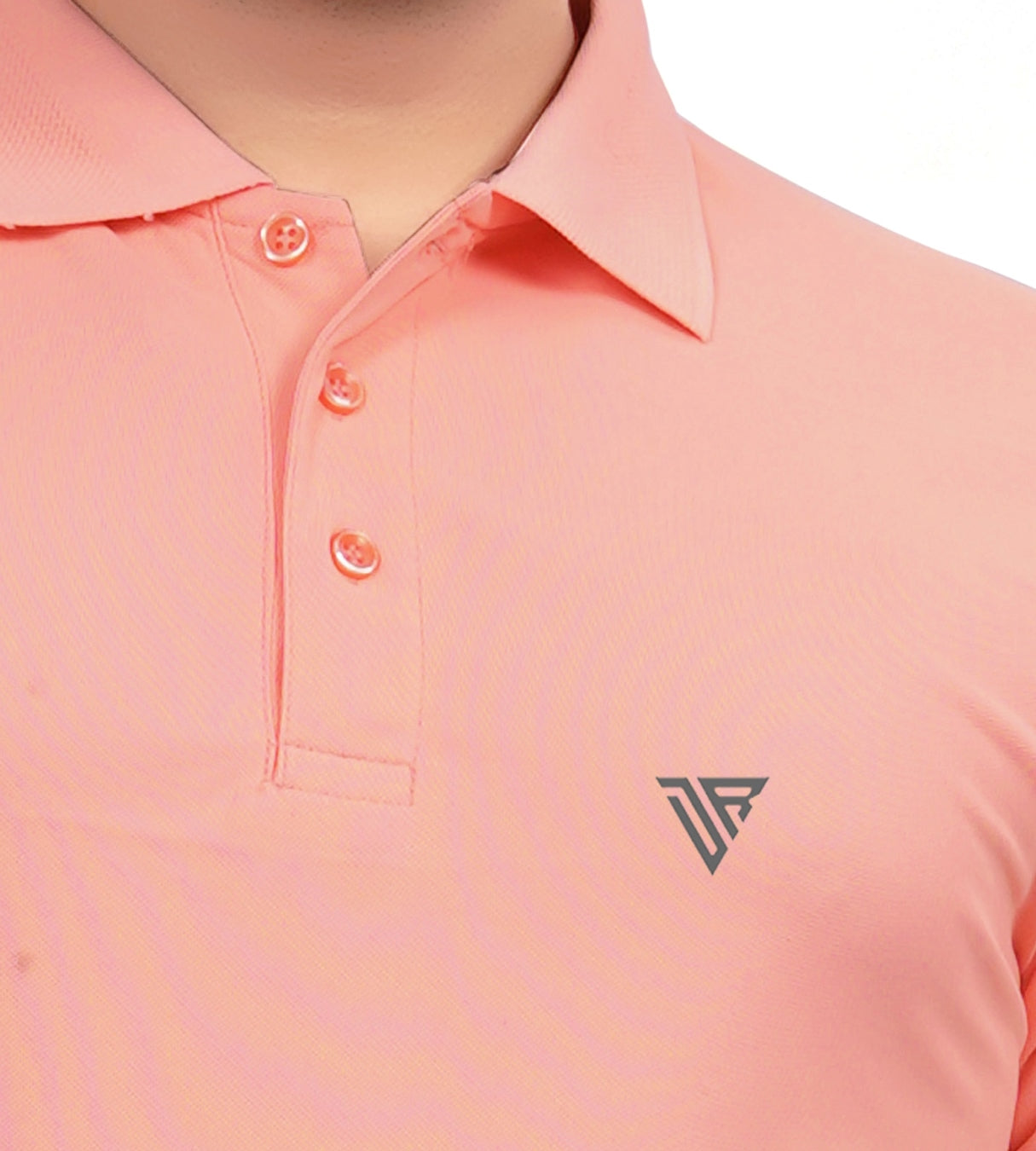 Buy Polo knit collar Tshit for Men  Men Peach online