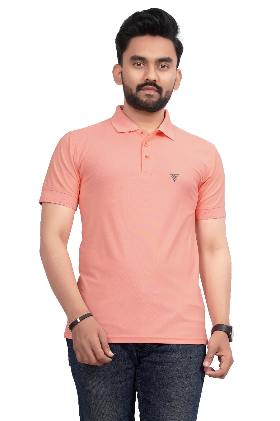 Polo knit Polo Tshit for Men Cofee