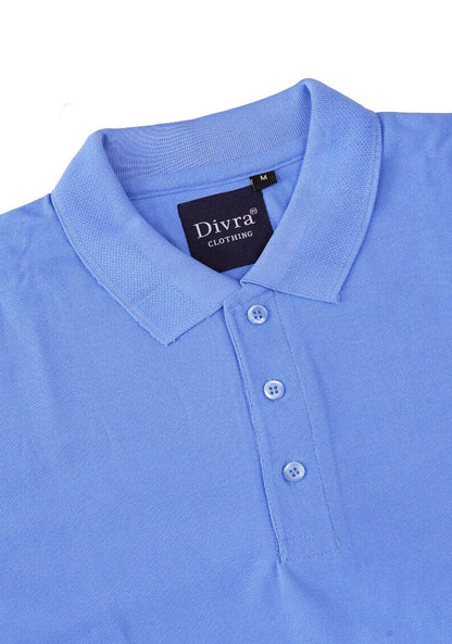 Buy Polo knit collar Tshit for Men  Men Sky Blue online