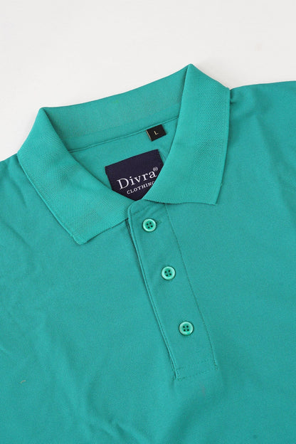 Buy Polo knit collar Tshit for Men  Men  Turquoise Blue online