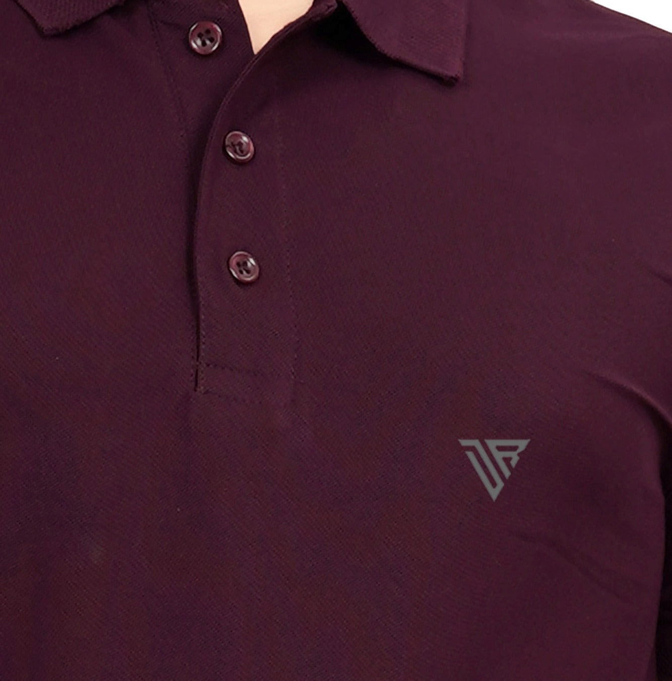 Buy Polo knit collar Tshit for Men  Men  Wine  online