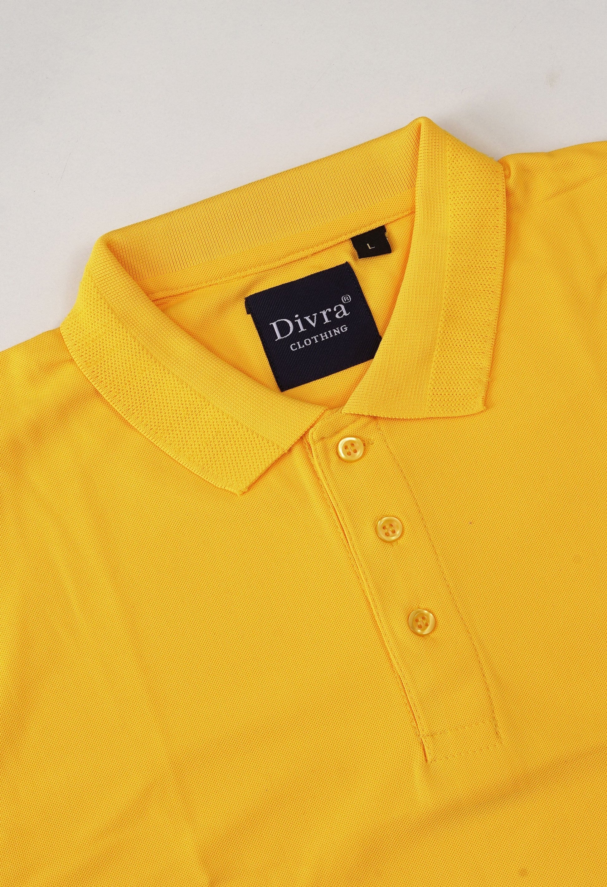 Buy Polo knit collar Tshit for Men  Men  Yellow  online