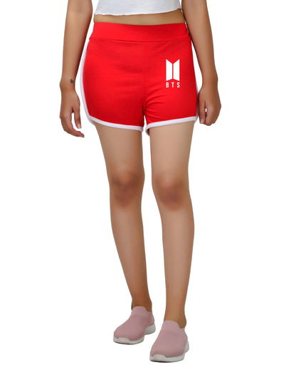 Womens or Girls Cotton BTS Short