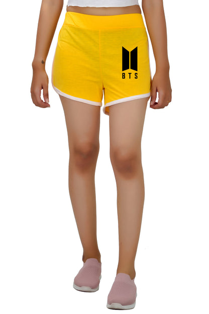 Womens or Girls Cotton BTS Short