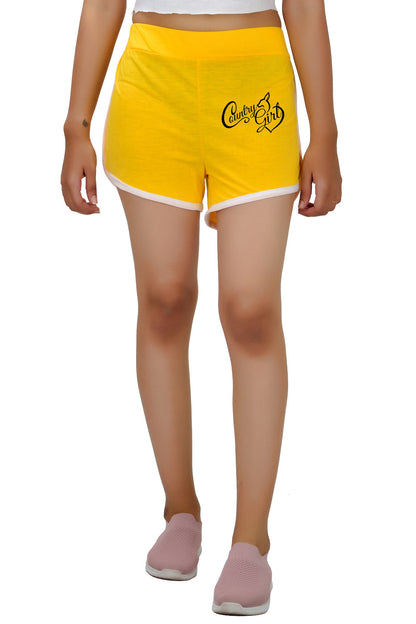 Womens or Girls Cotton Country Girl Shorts