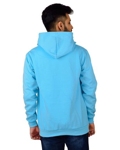 Men's Regular Fit Blessed Printed Cotton Hoodie
