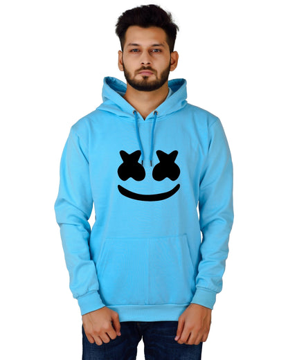 Men's Regular Fit marchmelo Printed Cotton Hoodie