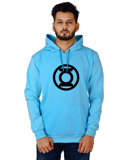 Men's Regular Fit Lalten Printed Cotton Hoodie