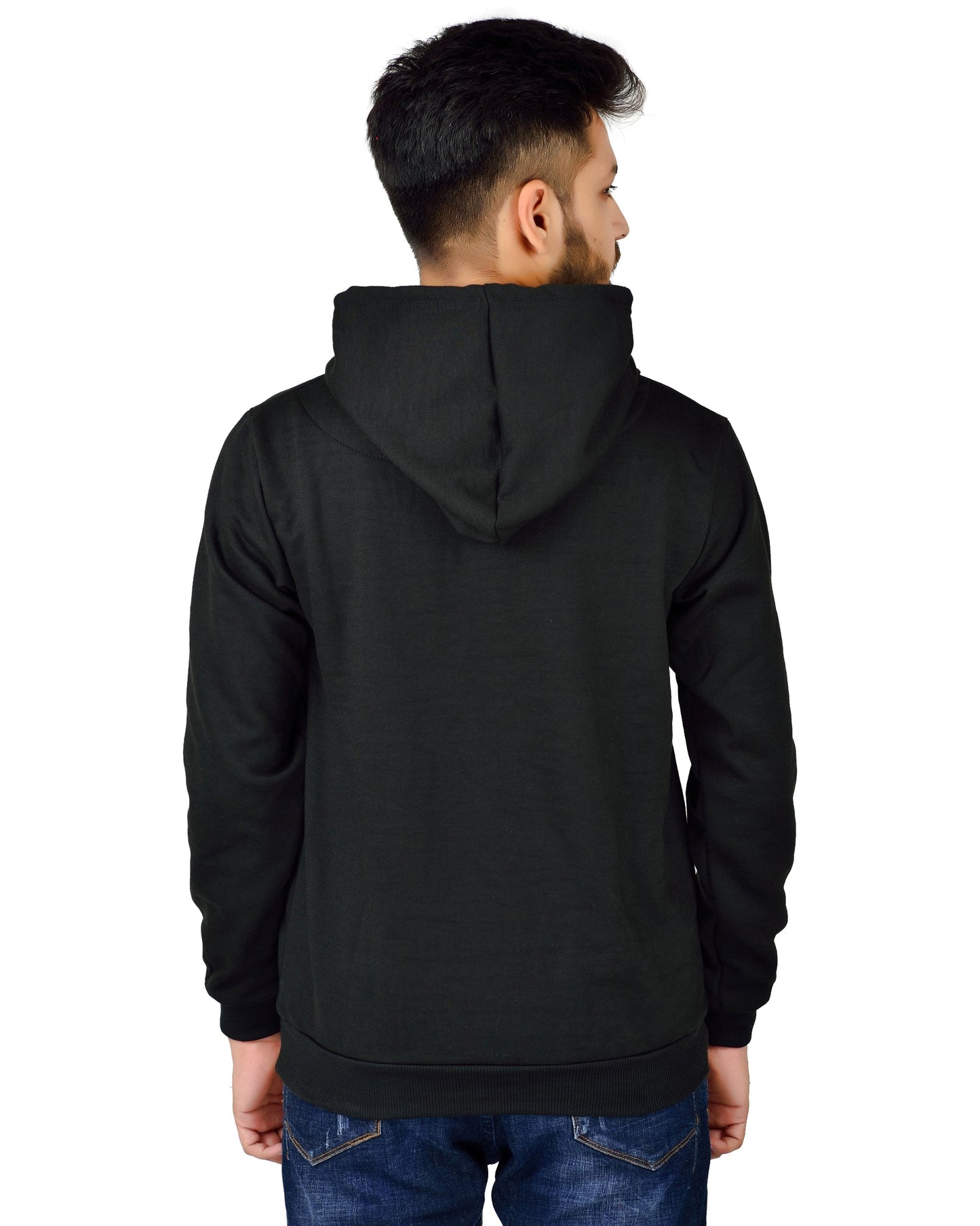 Men's Regular Fit 007 Printed Cotton Hoodie
