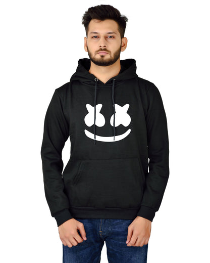 Men's Regular Fit marchmelo Printed Cotton Hoodie