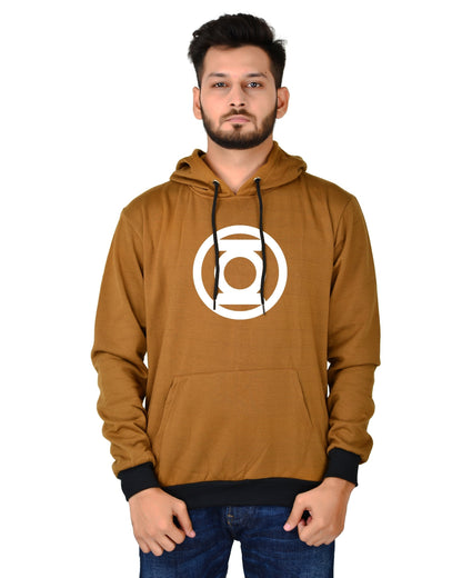 Men's Regular Fit Lalten Printed Cotton Hoodie