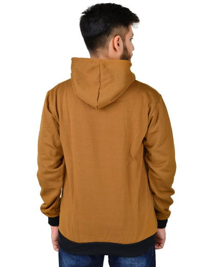 Men's Regular Fit DREAM BELIEVE ACHIEVE Printed Cotton Hoodie