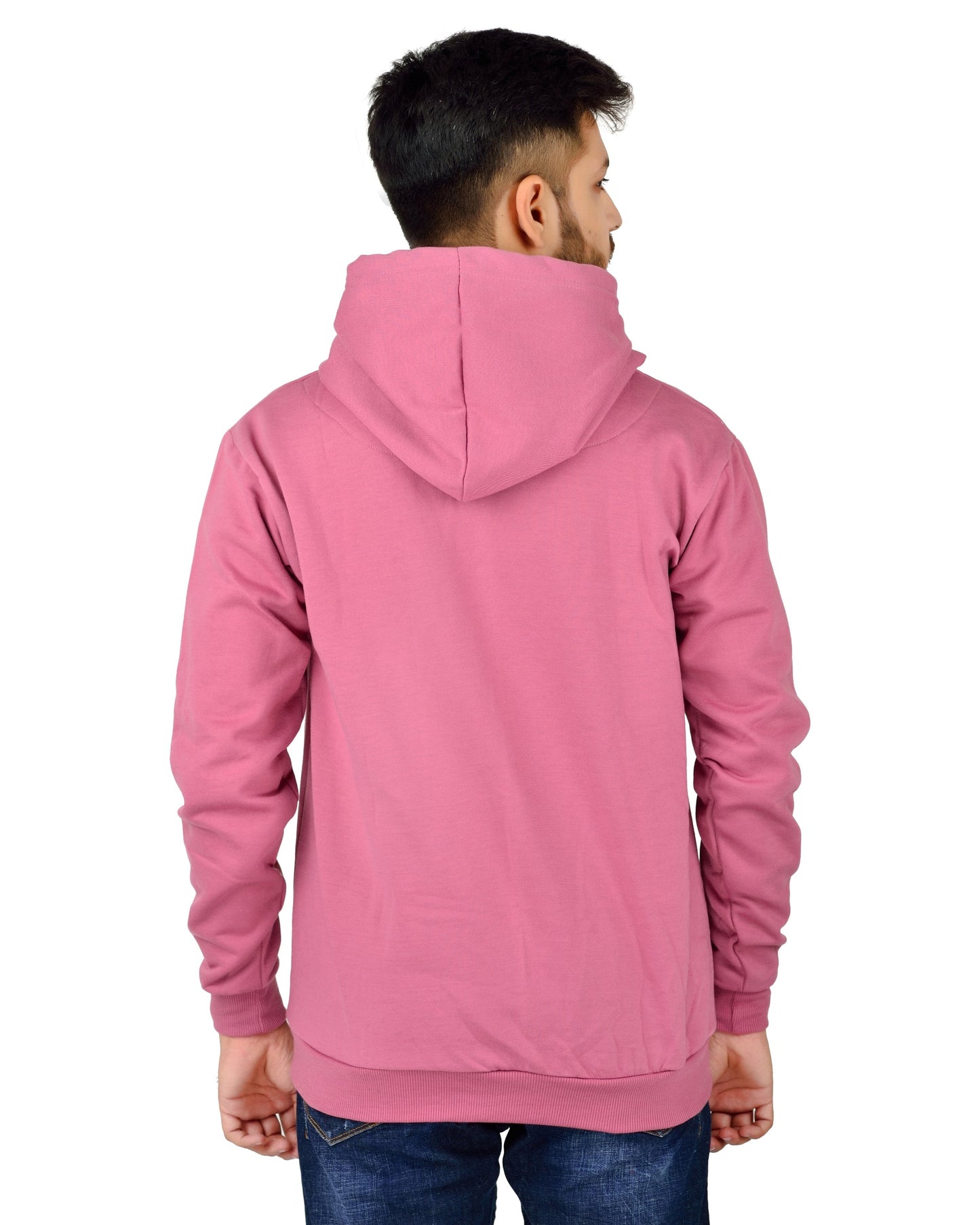 Men's Regular Fit Beard Man Printed Cotton Hoodie