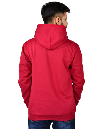Men's Regular Fit 007 Printed Cotton Hoodie