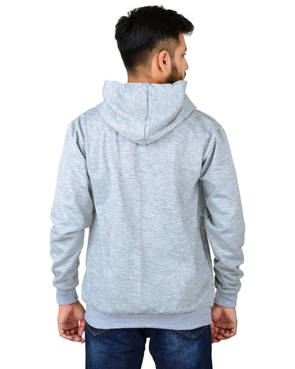 Men's Regular Fit 007 Printed Cotton Hoodie