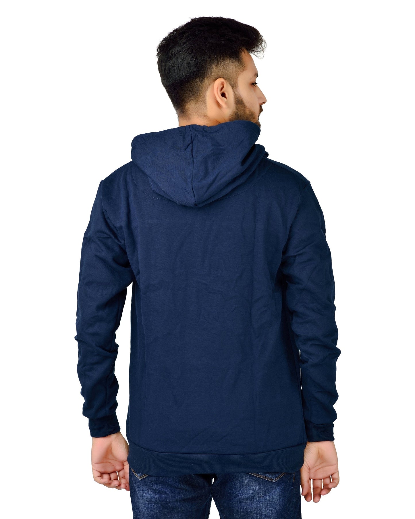 Men's Regular Fit 007 Printed Cotton Hoodie