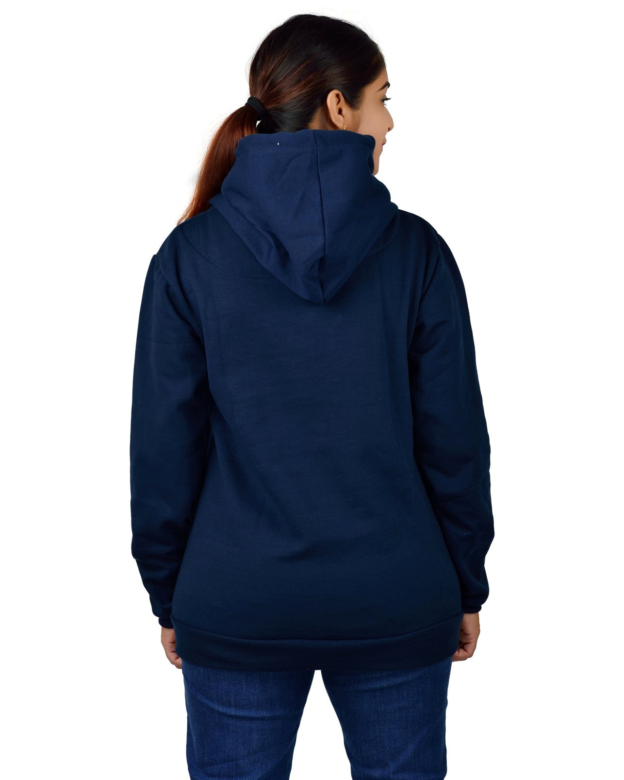 Women,s Regular Fit marchmelo Printed Cotton Hoodie