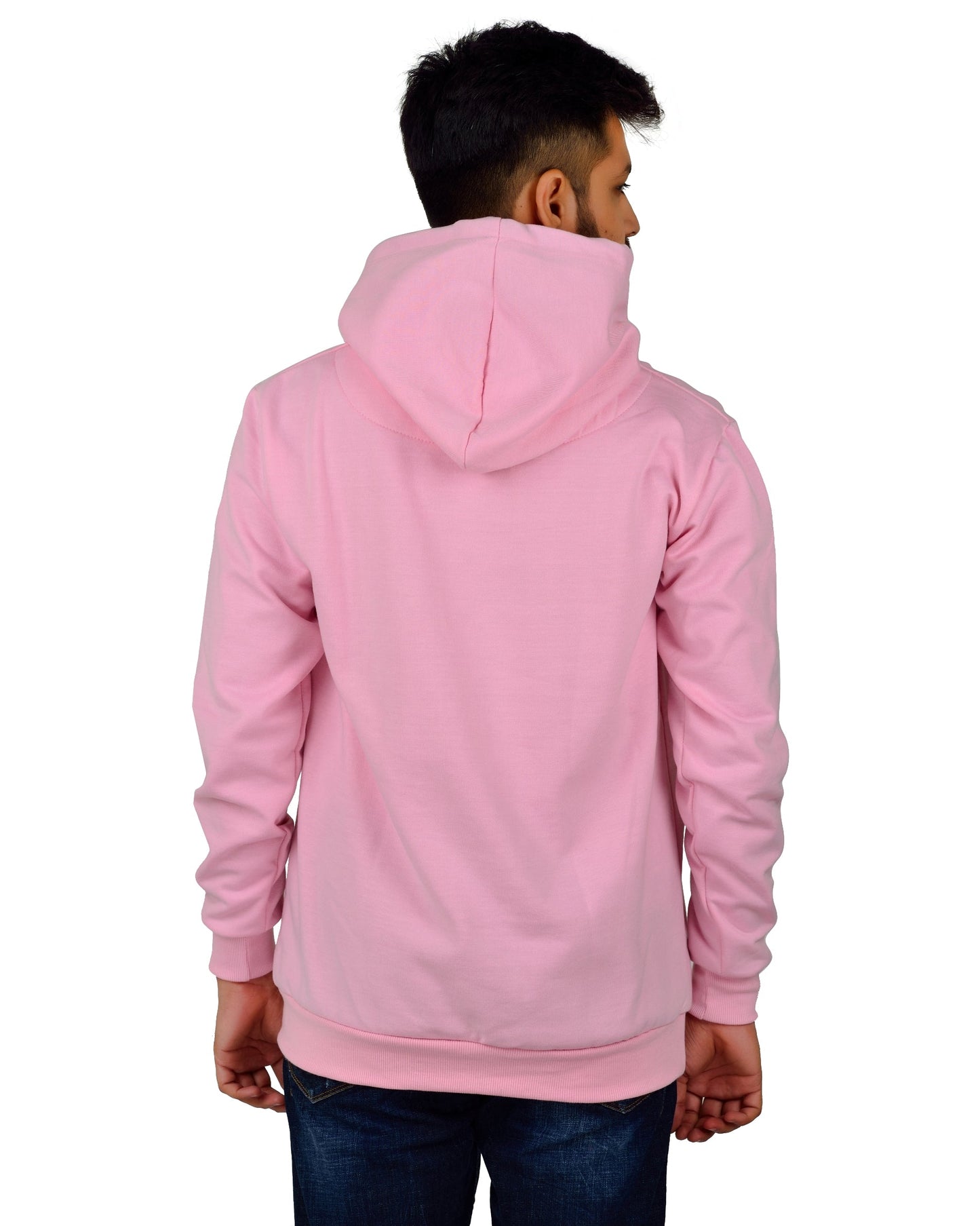 Men's Regular Fit Be Strong Be You Printed Cotton Hoodie