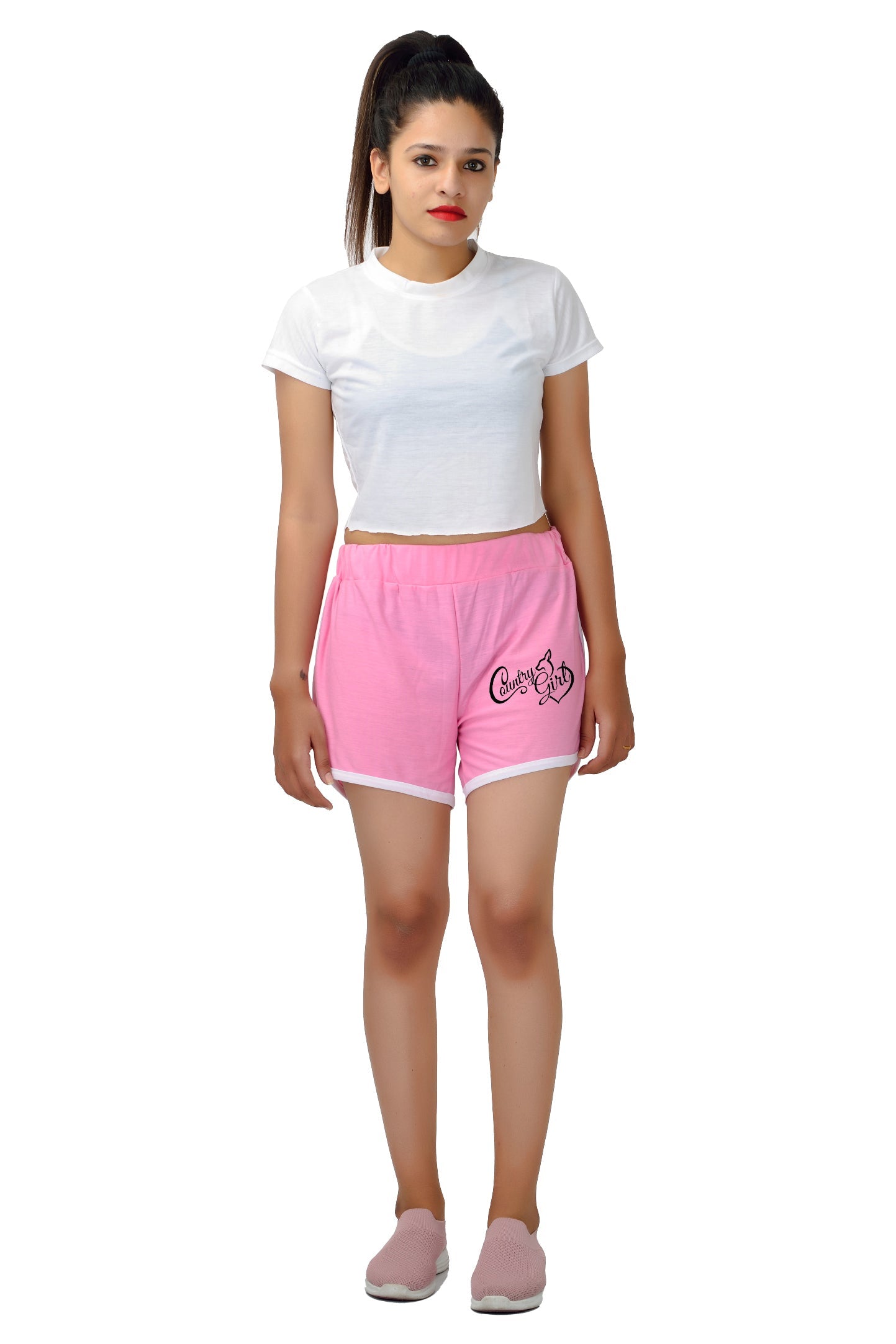 Womens or Girls Cotton Country Girl Shorts