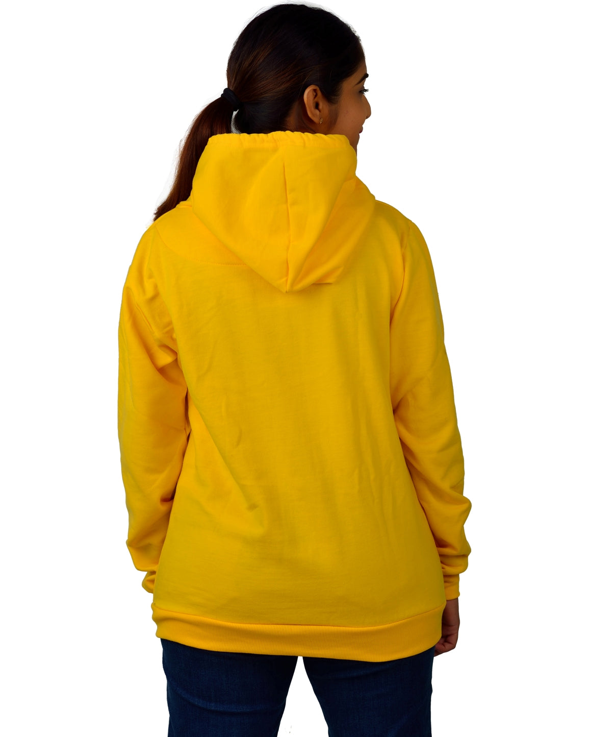 women,s Regular Fit Panda Printed Cotton Hoodie