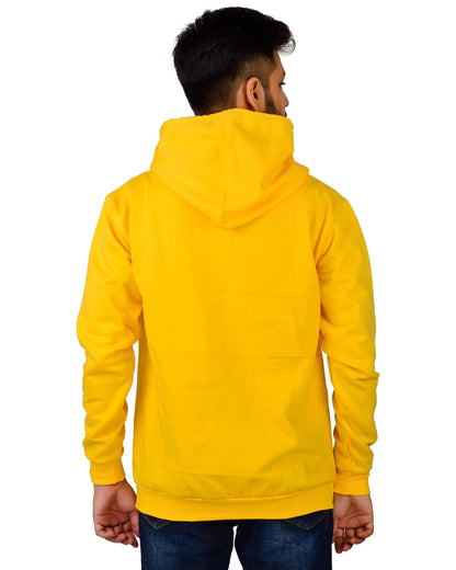 Men's Regular Fit Hidden Face Printed Cotton Hoodie